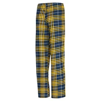 Women's Concepts Sport  Navy/Gold Denver Nuggets Vector T-Shirt & Flannel Pants Sleep Set