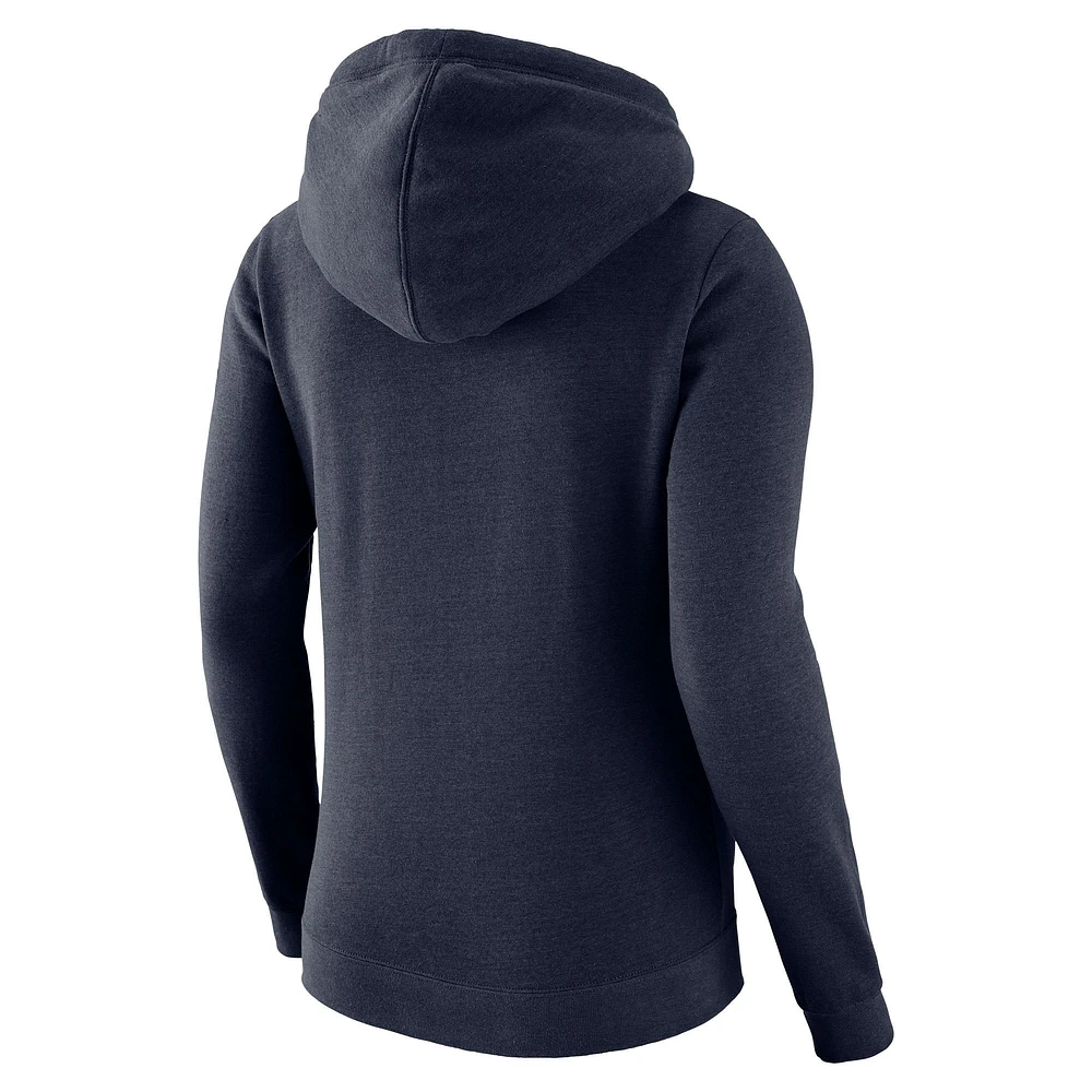 Sweat à capuche Nike Denver Nuggets 2024/25 City Edition Essential Club bleu marine pour femme