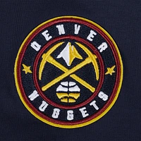 Women's Pro Standard Navy Denver Nuggets Jewels Boxy Cropped T-Shirt