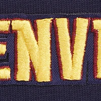 Women's Pro Standard Navy Denver Nuggets Script Boyfriend T-Shirt
