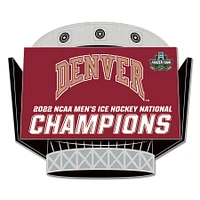WinCraft Denver Pioneers 2022 NCAA Champions nationaux de hockey sur glace masculin pin Collector