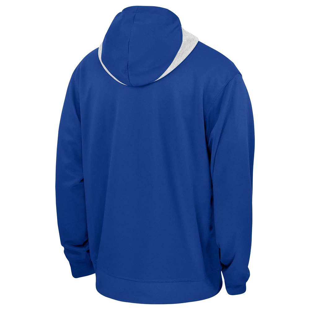 Sweat à capuche Nike Royal DePaul Blue Demons Basketball Spotlight Performance pour homme