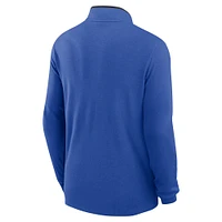 Men's Nike Royal DePaul Blue Demons Coaches Courtside Basketball Victory Performance Quarter-Zip Top