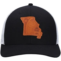 Casquette Snapback Local Crowns en cuir Missouri noir avec appliques pour homme