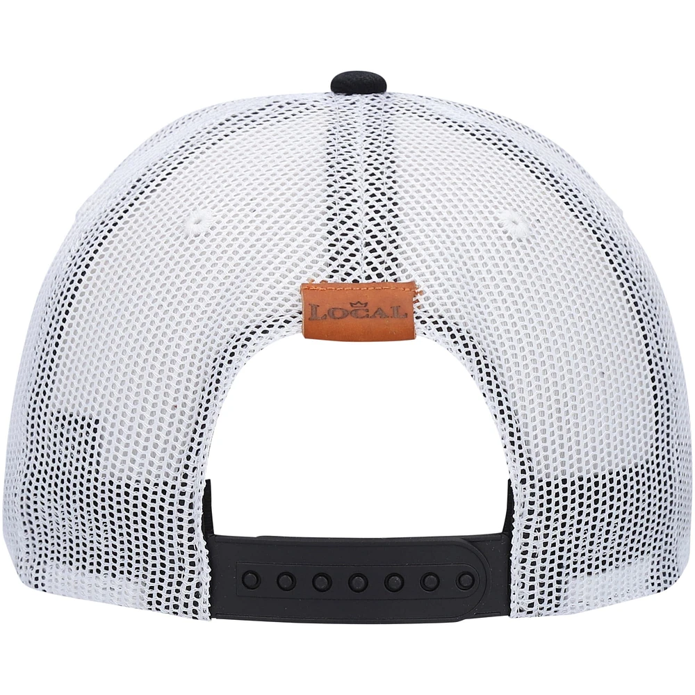 Casquette Snapback Local Crowns en cuir Missouri noir avec appliques pour homme