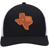 Casquette Snapback Local Crowns en cuir noir Texas State Applique pour homme