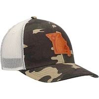 Casquette de camionneur Local Crowns Camo Missouri Icon Woodland State Patch pour homme