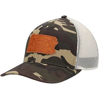 Casquette de camionneur Local Crowns Camo Pennsylvania Icon Woodland State Patch pour homme