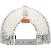 Casquette Snapback Local Crowns en cuir gris chiné avec écusson de l'État de Washington pour homme
