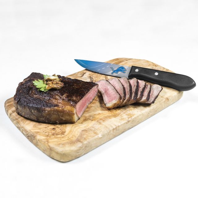Ensemble de 4 couteaux à steak en acier inoxydable Detroit Lions