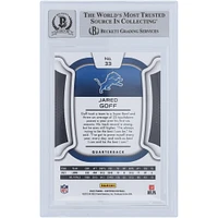Jared Goff Detroit Lions Autographed 2022 Panini Certified Mirror Pink #33 #/199 Beckett Fanatics Witnessed Authenticated 9/10 Card