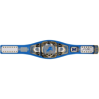 Jared Goff Detroit Lions Autographed WWE Title Belt 