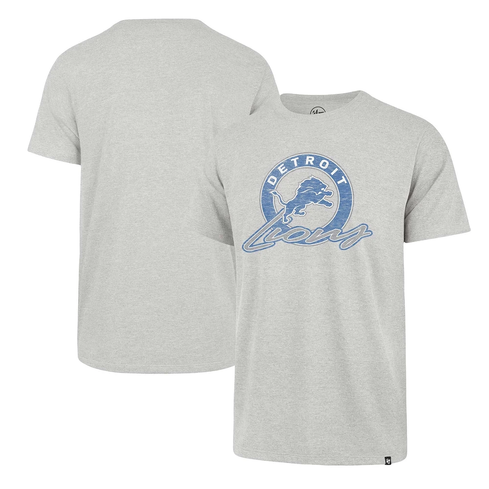 T-shirt Franklin '47 gris Detroit Lions pour hommes
