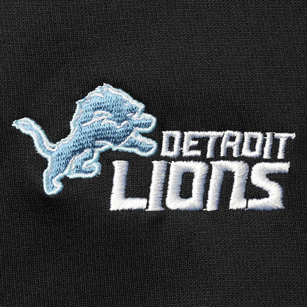 Men's Dunbrooke Black/Realtree Camo Detroit Lions Decoy Tech Fleece Full-Zip Hoodie