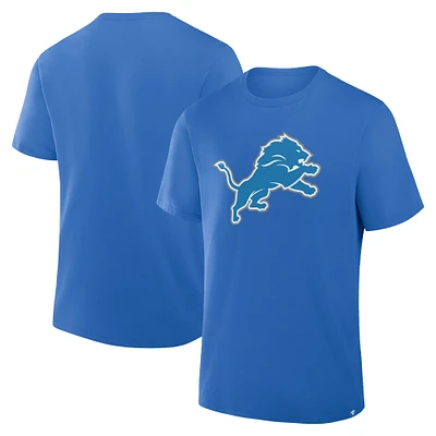 T-shirt bleu Fanatics pour homme, motif héritage Field Goal des Lions de Détroit