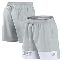 Men's Fanatics Gray Detroit Lions Elements Shorts