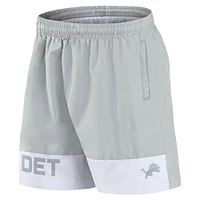 Men's Fanatics Gray Detroit Lions Elements Shorts