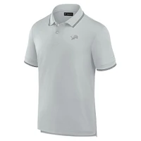 Men's Fanatics Gray Detroit Lions Front Office Pique Polo