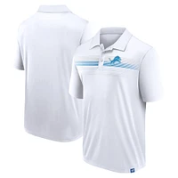 Men's Fanatics White Detroit Lions Big & Tall Sublimated Polo