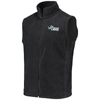 Débardeur entièrement zippé en molleton Houston Lions de Detroit gris pour homme