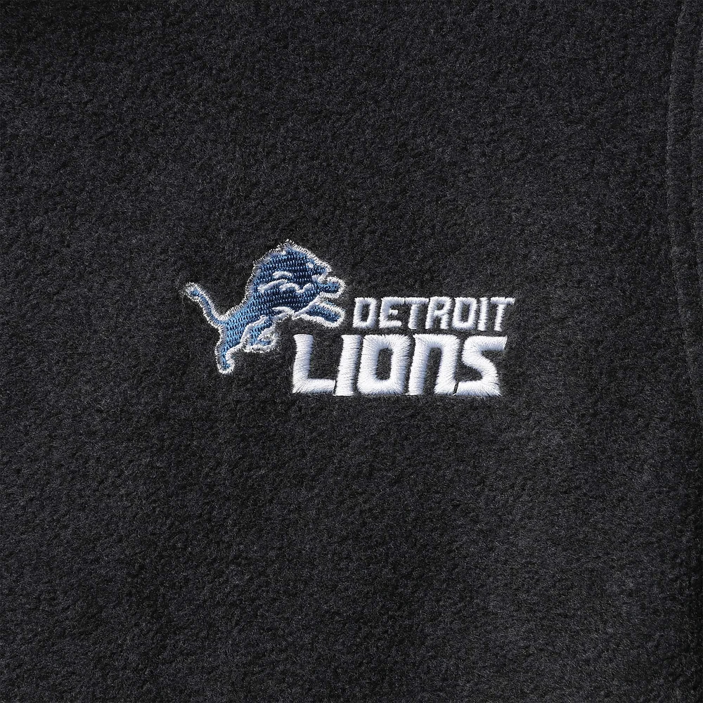 Débardeur entièrement zippé en molleton Houston Lions de Detroit gris pour homme