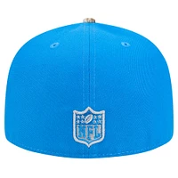 Men's New Era Blue Detroit Lions Active Two-Tone Camo 59FIFTY Fitted Hat