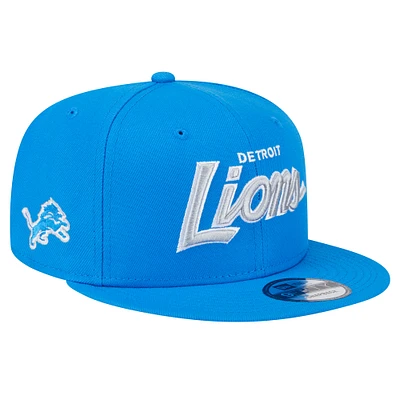Casquette à visière plate 9FIFTY Detroit Lions de New Era pour homme