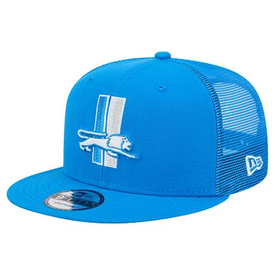Casquette snapback Detroit Lions bleu New Era pour homme