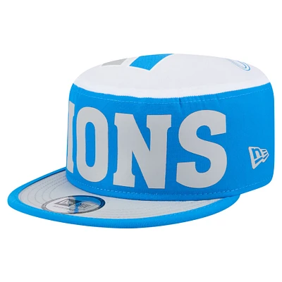 Casquette snapback rétro Detroit Lions de New Era pour homme, bleue