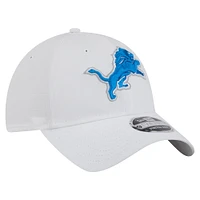 Men's New Era White Detroit Lions Active Ripstop 9TWENTY Stretch-Snap Hat