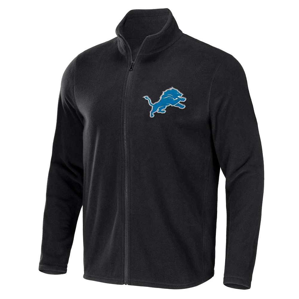 Veste zippée intégrale noire pour homme de la collection NFL x Darius Rucker Fanatics Detroit Lions