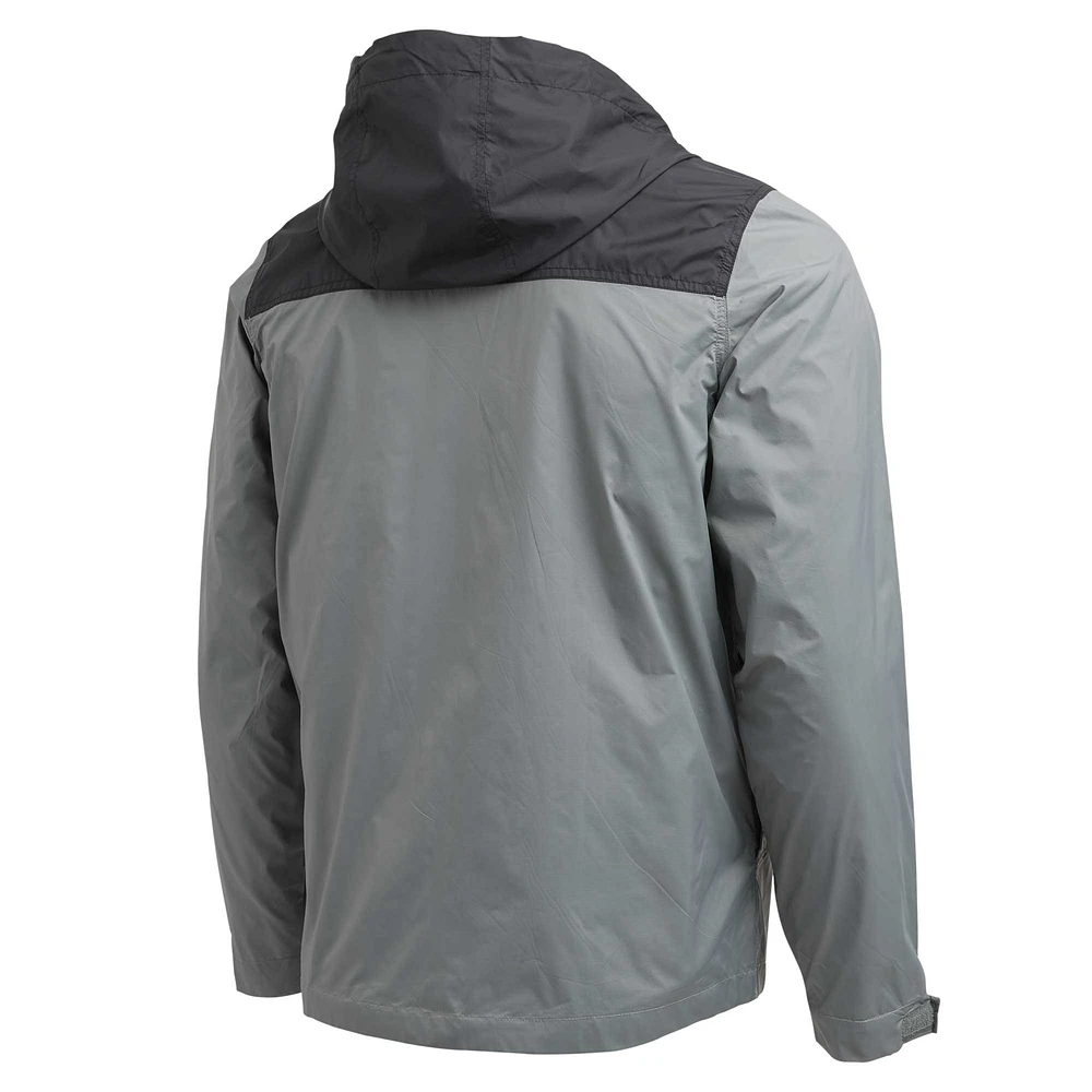 Veste coupe-vent entièrement zippée pour homme de la collection NFL x Darius Rucker Fanatics, gris, Detroit Lions