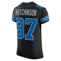 Maillot Nike Alternate Vapor F.U.S.E. Elite noir pour homme des Detroit Lions Aidan Hutchinson
