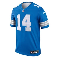 Haut de performance Nike Amon-Ra St. pour homme, marron et bleu, Detroit Lions Team Legend Player