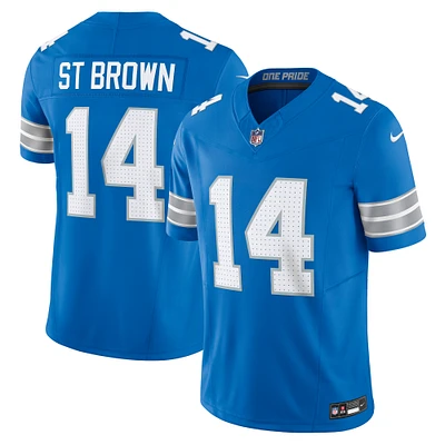 Maillot Nike Amon-Ra St. Brown Blue Detroit Lions Vapor F.U.S.E. Limited pour homme