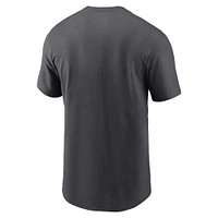 Men's Nike Anthracite Detroit Lions Helmet Essential T-Shirt