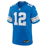Men's Nike Brandon Joseph  Blue Detroit Lions Team Game Jersey
