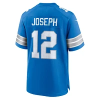 Men's Nike Brandon Joseph  Blue Detroit Lions Team Game Jersey