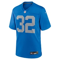 Men's Nike Brian Branch  Blue Detroit Lions Alternate Game Jersey