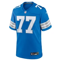 Men's Nike Frank Ragnow  Blue Detroit Lions Team Game Jersey