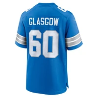 Men's Nike Graham Glasgow  Blue Detroit Lions Team Game Jersey