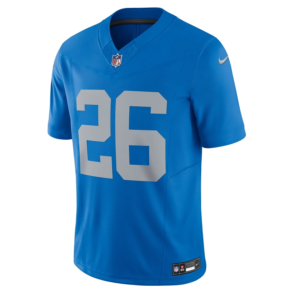 Men's Nike Jahmyr Gibbs Blue Detroit Lions Vapor F.U.S.E. Alternate Limited Jersey
