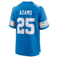 Men's Nike Jamal Adams  Blue Detroit Lions Team Game Jersey