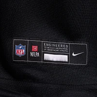 Men's Nike Jared Goff Black Detroit Lions 2nd Alternate Game Jersey