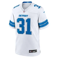 Men's Nike Kerby Joseph  White Detroit Lions Game Jersey