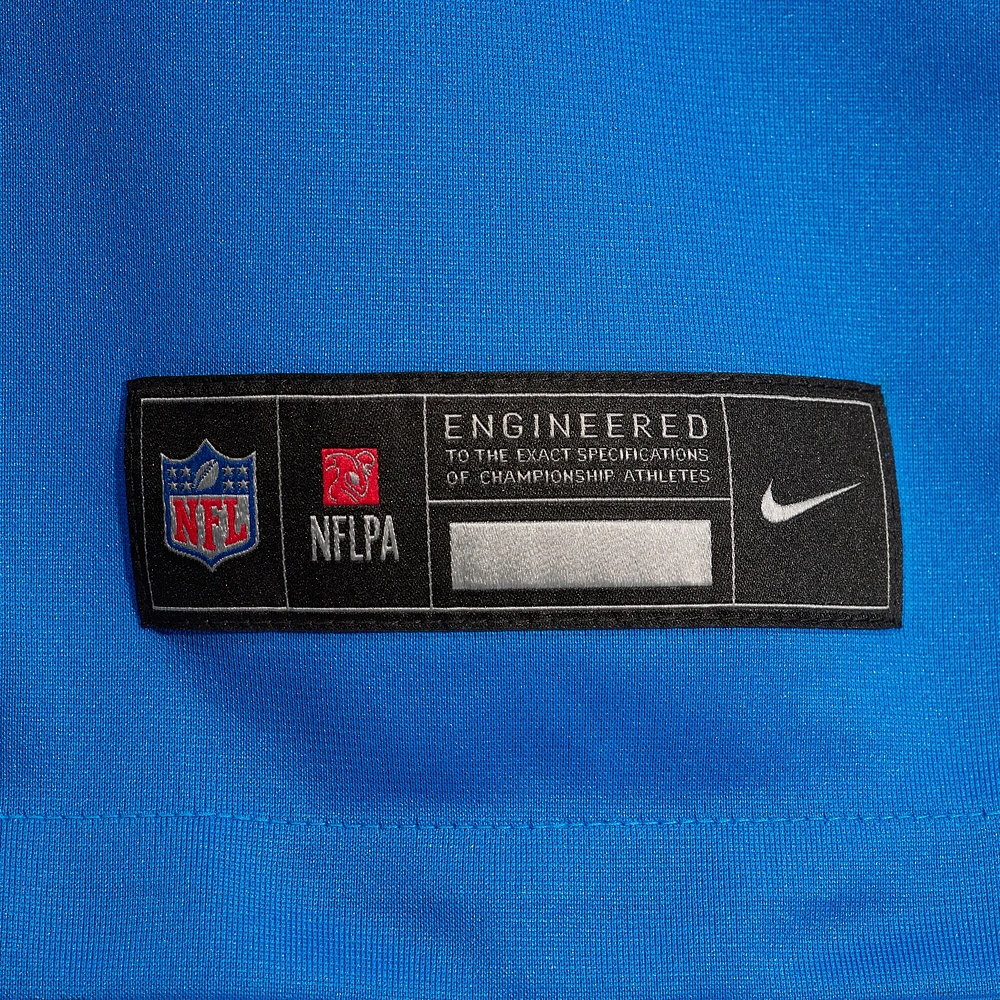 Maillot de match Nike numéro 1 Dad Detroit Lions pour homme, bleu