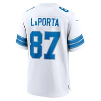 Men's Nike Sam LaPorta  White Detroit Lions Game Jersey