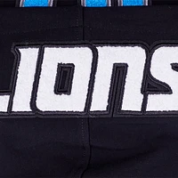 Men's Pro Standard Aidan Hutchinson Black Detroit Lions Player Name & Number Hoodie T-Shirt