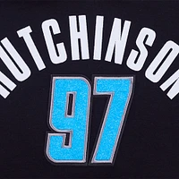 Men's Pro Standard Aidan Hutchinson Black Detroit Lions Player Name & Number Hoodie T-Shirt