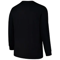 Men's Profile  Black Detroit Lions Big & Tall Pop Long Sleeve T-Shirt